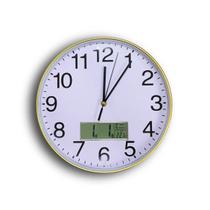 Relógio de Parede Analógico com Display Digital 30x30cm - Generic