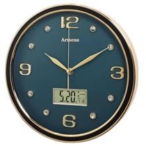Relógio de Parede Analógico Digital Minimalista 35cm