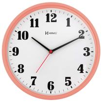 Relógio de Parede Analógico Herweg 6126 313 Salmão Relógio de Parede Analógico Herweg 6126 313 Salmão