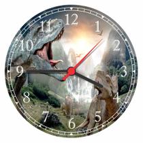 Relógio De Parede Animais Dinossauro Decorar Gg 50 Cm 01