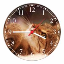 Relógio De Parede Animais Gato Veterinário Pet Shop Tamanho 40 Cm De Diâmetro RC028