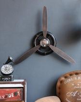 Relógio de parede Art Wall Clock AOROTOE Antique Airplane Propeller