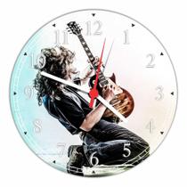 Relógio De Parede Bandas Heavy Metal Rock And Roll Blues Guitarra Tamanho 40 Cm RC013