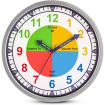 Relógio de parede Bernhard Products Colorful Kids Teaching Time