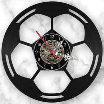 Relógio de Parede Bola De Futebol Times Esportes Disco de Vinil Lp ilustrado Vintage Colecionador Relógio de Parede Bola De Futebol Times Esportes Disco de Vinil Lp ilustrado Vintage Colecionador