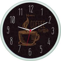 Relógio de Parede Branco Coffee 660014