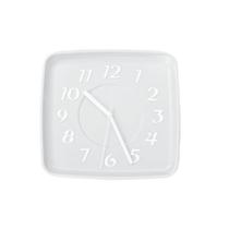 Relógio De Parede Branco Quadrado 29X27cm - Btc