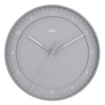 Relógio de parede Braun Classic Large Analog Silent Sweep 30 cm cinza Relógio de parede Braun Classic Large Analog Silent Sweep 30 cm cinza