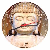 Relógio De Parede Budismo Buda Sidarta Gautama Yoga Meditação Chacras Tamanho 40 Cm RC009