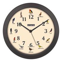 Relógio De Parede Canto Dos Pássaros Brasileiros