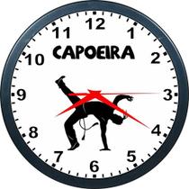 Relógio De Parede Capoeira - Roda Arte - Berimbau - 24cm