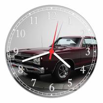 Relógio De Parede Carro Vintage Retrô Automobilismo Automóvel Tamanho 40 Cm RC051
