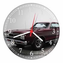 Relógio De Parede Carros Antigos Gg 50 Cm Quartz 01