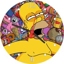 Relógio De Parede Cerveja Homer Simpson Duff Humor Quartz Tamanho 40 Cm RC007 Relógio De Parede Cerveja Homer Simpson Duff Humor Quartz Tamanho 40 Cm RC007