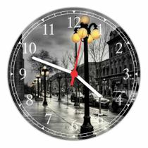 Relógio De Parede Cidade Paris França Europa Paisagem Quartz Tamanho 40 Cm RC003 Relógio De Parede Cidade Paris França Europa Paisagem Quartz Tamanho 40 Cm RC003