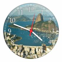 Relógio De Parede Cidade Rio De Janeiro Brasil Cristo Redentor Decoração Quartz RC007 - Vital Printer