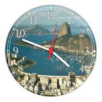 Relógio De Parede Cidade Rio De Janeiro Gg 50 Cm 07 - Vital Quadros Do Brasil
