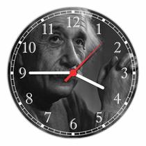 Relógio De Parede Ciências Abstrato Albert Einstein Decorações Quartz