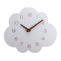 Relógio de parede Cloud de 12 polegadas com design nórdico moderno silencioso Relógio de parede Cloud de 12 polegadas com design nórdico moderno silencioso