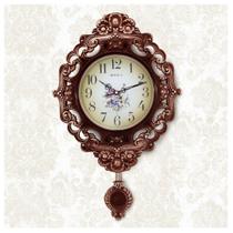 Relógio De Parede Cobre Quartz Clock Luxo Com Pendulo 59cm Relógio De Parede Cobre Quartz Clock Luxo Com Pendulo 59cm