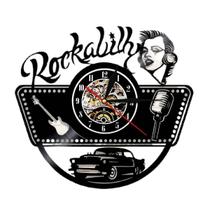 Relógio de parede com disco de vinil musical - Relógio de parede com microfone de guitarra musical - Relógio de vinil - Decoração de parede de sala de estar - Presentes exclusivos para amantes de Relógio de parede com disco de vinil musical - Relógio de parede com microfone de guitarra musical - Relógio de vinil - Decoração de parede de sala de estar - Presentes exclusivos para amantes de