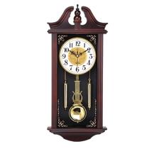 Relógio de Parede com Pêndulo Retro Series Silencioso 66cm - Generic