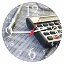 Relógio De Parede Contabilidade Economia Finanças Marketing Escritório Quartz Tamanho 40 Cm RC007 - Vital Printer