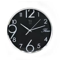 Relógio De Parede Contínuo De Plástico 25cm - Imporiente