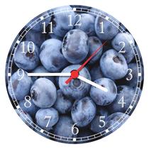 Relógio De Parede Cozinha Frutas Açaí