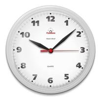 Relógio De Parede Cozinha Redondo Branco - Pronta Entrega - Plashome