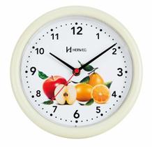 Relógio De Parede Cozinha Redondo Decoração Decorativo Frutas - Ref - 6105 - Herweg