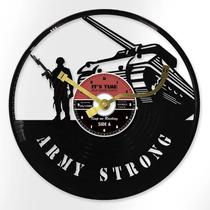 Relógio de parede Creative Army Strong Vinyl Record 30x30cm Relógio de parede Creative Army Strong Vinyl Record 30x30cm