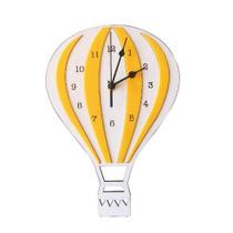 Relógio de parede Creative Hot Air Balloon 26x18 cm Madeira e acrílico