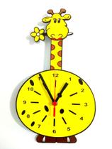 Relógio de Parede Criativo com Pêndulo Girafa - Não tem
