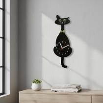 Relógio de Parede Criativo Gato Movimento na Cauda Relógio de Parede Criativo Gato Movimento na Cauda