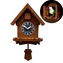 Relógio De Parede Cuco Chalé Rustico com pêndulo 53x30cm - Generic