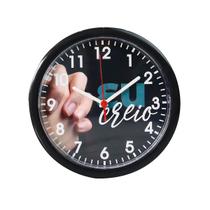 Relógio de parede de plástico 25cm eu creio