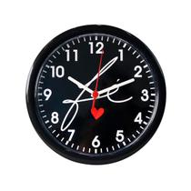 Relógio de parede de plástico 25cm fé