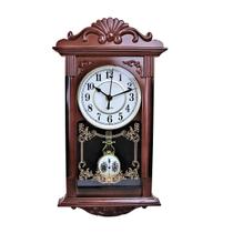 Relógio de parede de plástico com pêndulo vintage 41cm - Casita