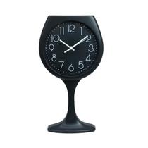 Relógio de parede de plástico formato taça 39cm -
