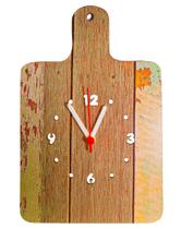 Relógio de Parede Decor Tábua de Cozinha Silencioso - Intempo Design