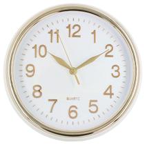 Relógio De Parede Decoração 30Cm Luxo Moderno Dourado Relógio De Parede Decoração 30Cm Luxo Moderno Dourado