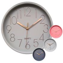Relógio de Parede Decorativo 23cm Redondo Moderno Silencioso Quartz Decoração Casa Cozinha Sala Relógio de Parede Decorativo 23cm Redondo Moderno Silencioso Quartz Decoração Casa Cozinha Sala