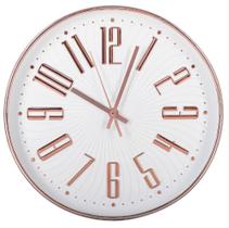 Relógio de Parede Decorativo 30 cm Redondo Estiloso Casa Escritório