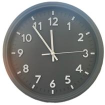 Relógio de Parede Decorativo 30cm Redondo Grande Moderno Silencioso Decoração Casa Cozinha Sala