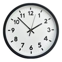 Relógio de Parede Decorativo Analógico 25cm Redondo Moderno Ponteiro Silencioso Quartz Decoração de Cozinha Sala Quarto Casa ou Escritório Relógio de Parede Decorativo Analógico 25cm Redondo Moderno Ponteiro Silencioso Quartz Decoração de Cozinha Sala Quarto Casa ou Escritório