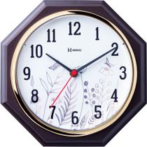 Relógio De Parede Decorativo Dourado 24 Cm Herweg 660029-29