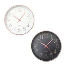 Relogio de Parede Decorativo Moderno 25cm Rose Gold Silencioso Sem Barulho Grande Decoracao Cozinha - DMA Relogio de Parede Decorativo Moderno 25cm Rose Gold Silencioso Sem Barulho Grande Decoracao Cozinha - DMA