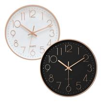 Relógio de Parede Decorativo Moderno 30cm Rose Gold Silencioso Grande Decoração Cozinha Sala de Estar Jantar Quarto Escritório Relógio de Parede Decorativo Moderno 30cm Rose Gold Silencioso Grande Decoração Cozinha Sala de Estar Jantar Quarto Escritório