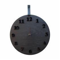 Relógio De Parede Decorativo Moderno Preto